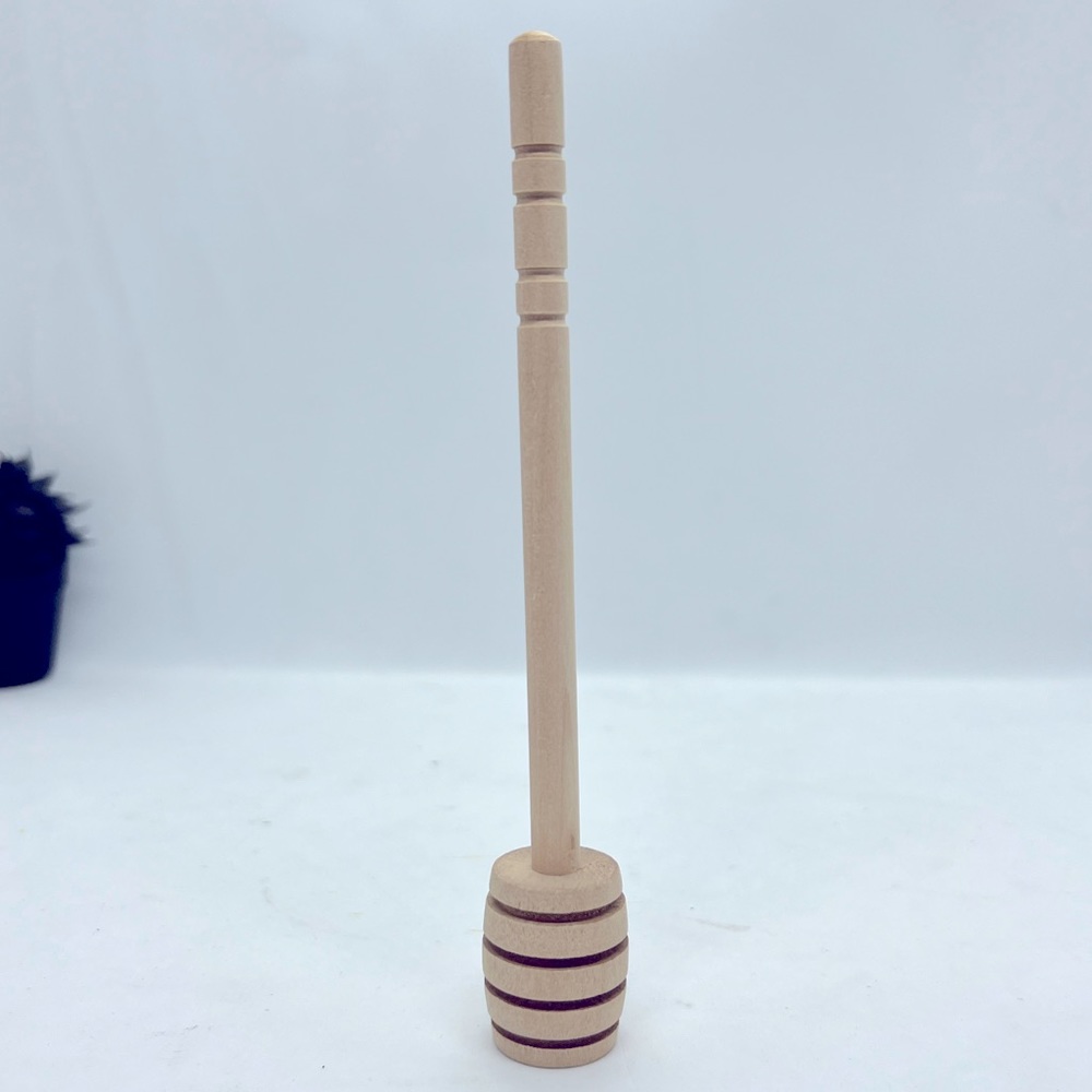 Wooden Honey Dipper 6” Wood Jam Honey Stick